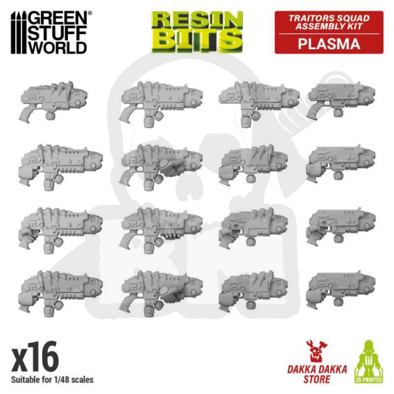 Battle-Models > 3D Printed DakkaDakka - Traitors Squad - Plasma gun